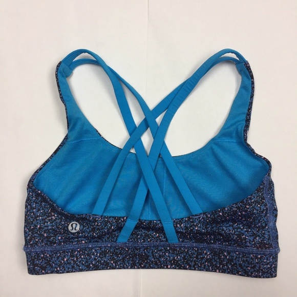 lululemon athletica Other - Lululemon 4 Energy Bra Flashback Powder Kayak Blue